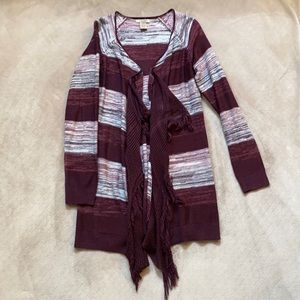 Fresh maroon cardigan, size Small